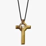 Holy Family Cross Pendant