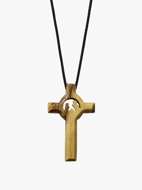 Holy Family Cross Pendant