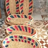 Oval Woven Straw Plate