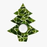 Christmas Tree Mosaic Candle Holder