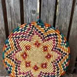 Traditional Palestinian Straw Plate