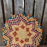 Traditional Palestinian Straw Plate