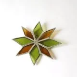 Bethlehem Glass Star Ornament