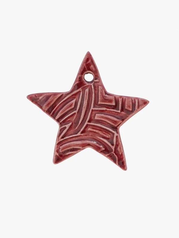 Ceramic Bethlehem Star Ornament (2)