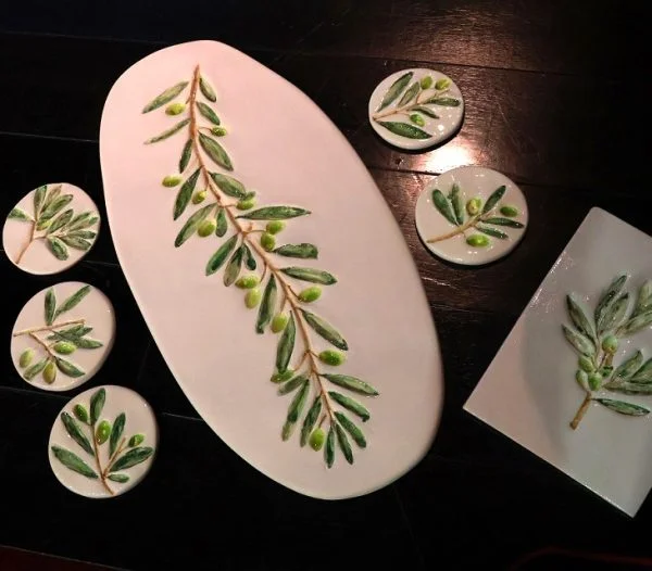 Ceramic Olive Branch