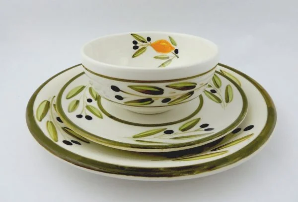Ceramic Olive Plates