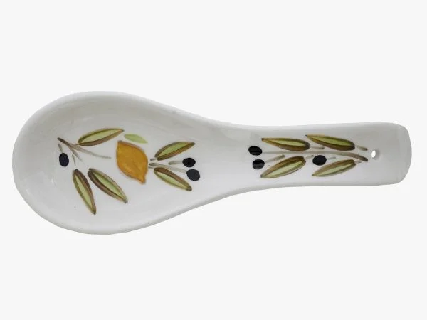Ceramic Olives Spoon Rest