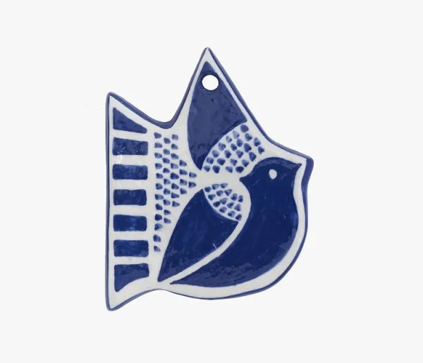 Ceramic Peace Dove Ornament (2)