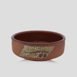 Ceramic Plate with Mosaic Olive Branch-