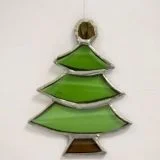 Christmas Tree Glass Ornament -hh019