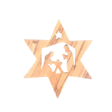 Star with Holy Family Ornament
