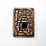 Copper Nativity Church Door Magnet