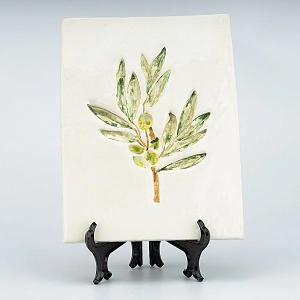 Display Plate Olive Branch Stamp (4)