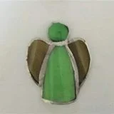 Easter Recycled Glass Angel