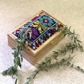 Embroidered Olive Wood Box (15)