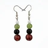 Palestinian Flag Colors Earring