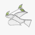 Glass Peace Dove Ornament --