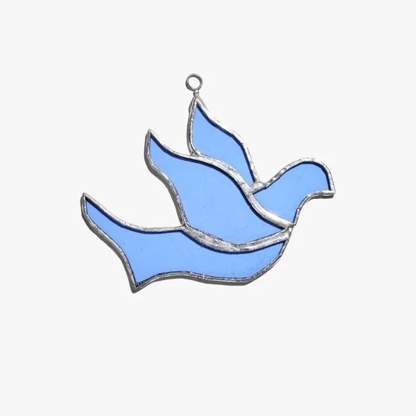 Glass Peace Dove Ornament Glass Peace Dove Ornament