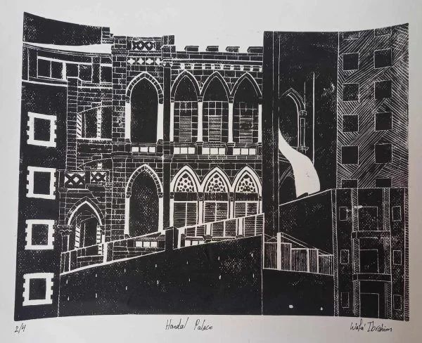 "Handal Palace" Engraving and printing