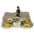 Handmade Wool Felt Table Décor-The Shepherd Field