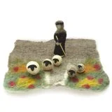 Handmade Wool Felt Table Décor from Bethlehem "Shepherd’s Field Felt"