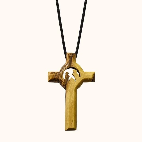 Holy Family Cross Pendant