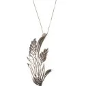 Silver Wheat Pendant/Big