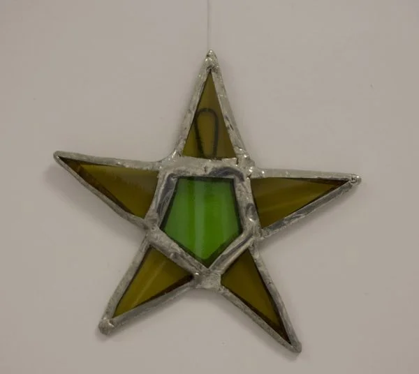 Glass Star Ornament