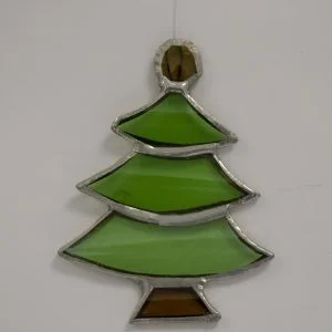 Glass Tree Ornament