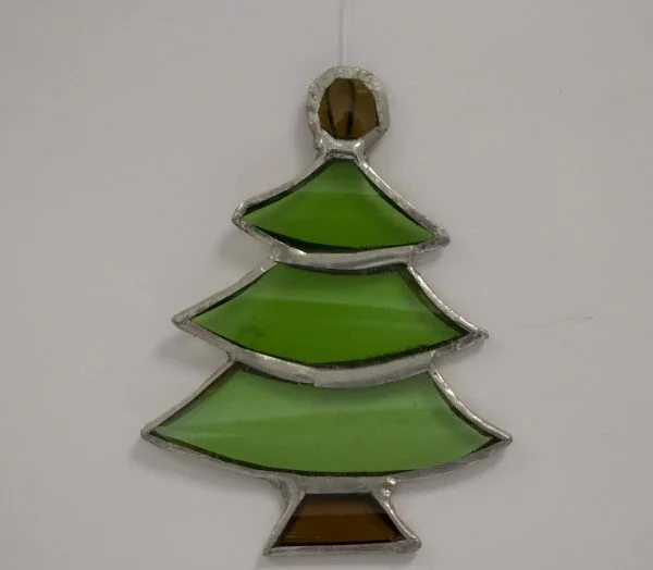 Glass Tree Ornament