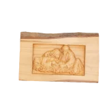 olive wood "Nativity Scene" table decoration
