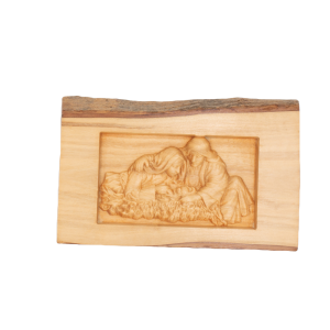 olive wood "Nativity Scene" table decoration