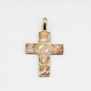 Hammered Cross without chain