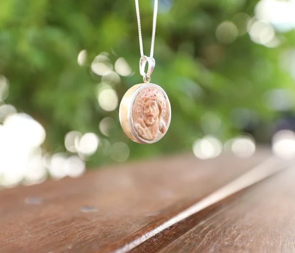 Jesus Face Jerusalem Stone Pendant (3) Jesus Face Jerusalem Stone Pendant (3)