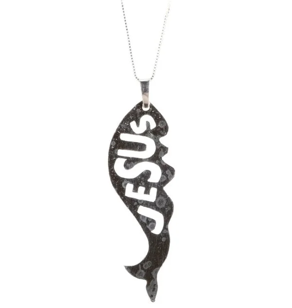 Jesus Fish Sterling Silver Pendant (1)