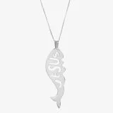Jesus Fish Sterling Silver Pendant