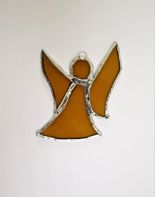 Joyful Glass Angel Ornament (2)