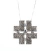 Large Sterling Silver Jerusalem Cross Pendant (1)