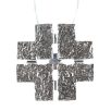 Large Sterling Silver Jerusalem Cross Pendant (3)