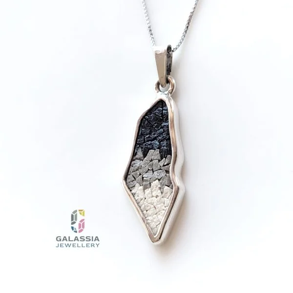 Map of Palestine Mosaic Pendant (3)