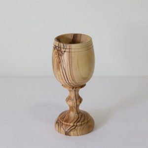First Communion Olive Wood Cup/Medium
