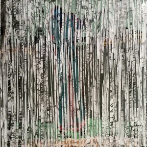 "Behind the Wall" Painting
