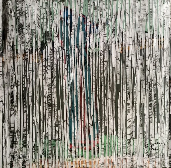 "Behind the Wall" Painting