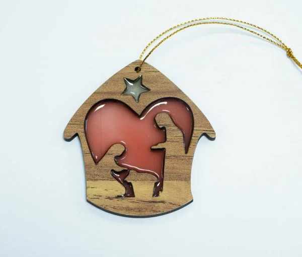 Nativity christmas orn. Nativity christmas orn.