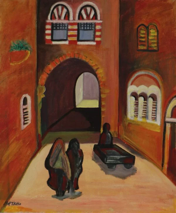"Old Street" Painting