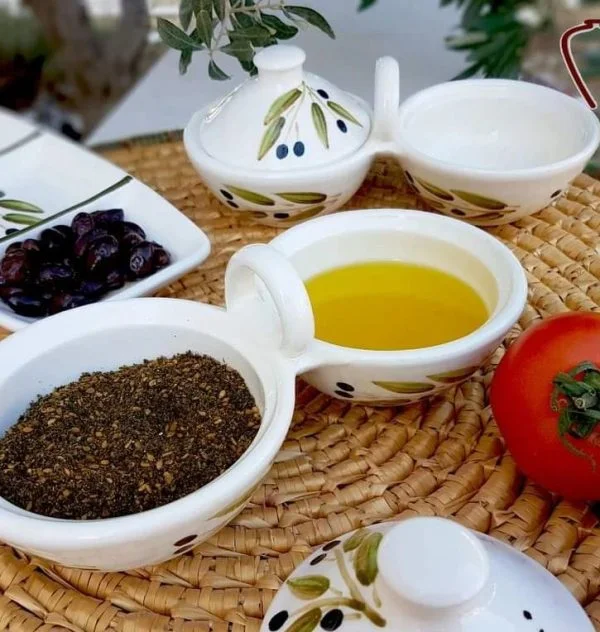Olive Plate Zeit & Zaatar-