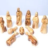 Olive Wood Nativity Set (11 pieces)