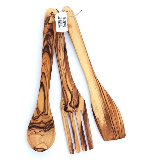 Olive Wood Spoon Set Olive Wood Spoon Set