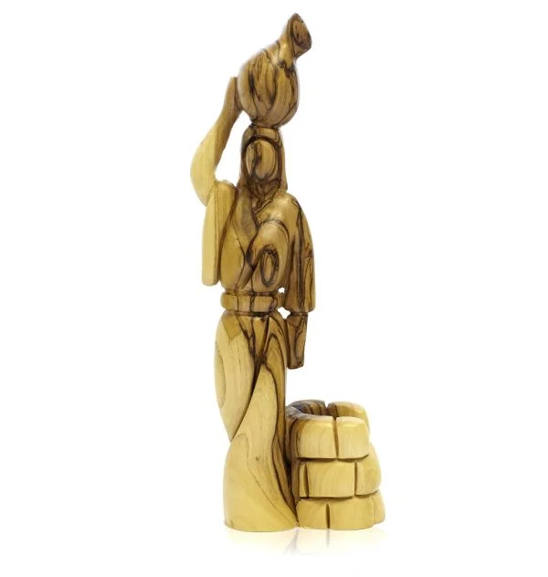 Olive Wood Woman Figure Olive Wood Woman Figure
