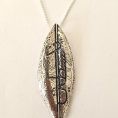 Palestine Olive Leaf Sterling Silver Pendant (1)
